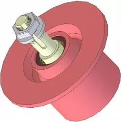 Rullo n. 160 – rullo di rinvio in ghisa Ø91 mm | produttore KiJ