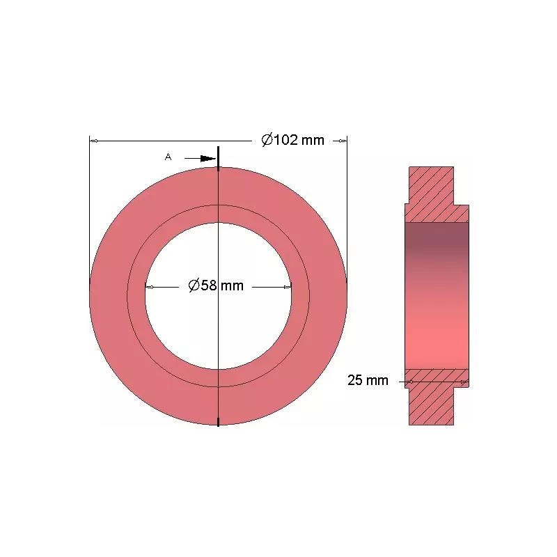 Rullo n. 177 – rullo guida Ø102 mm | OEM 035737 | produttore KiJ