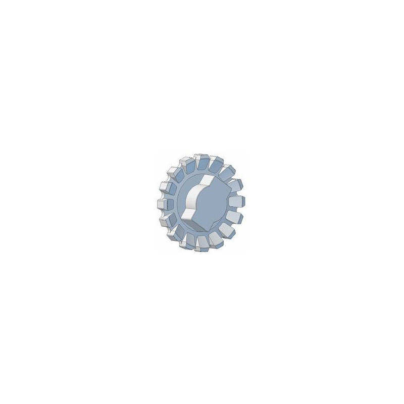 Rullo n. 181 – rullo motore in ghisa Ø210 mm, passo 36/40 mm | produttore KiJ