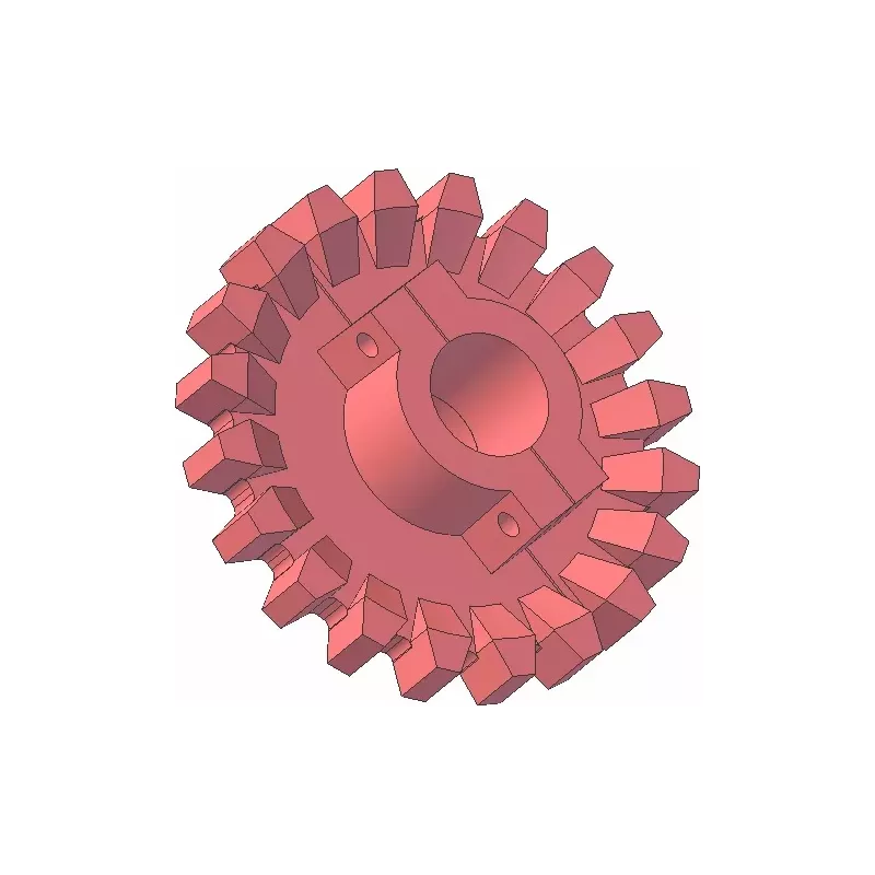 Rullo n. 183 – rullo motore in ghisa Ø203 mm, passo 28 mm | produttore KiJ