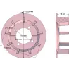 Rullo n. 239 – rullo motore in ghisa Ø188 mm, passo 35 mm, per macchine Grimme | OEM Grimme 006.00244 | produttore KiJ