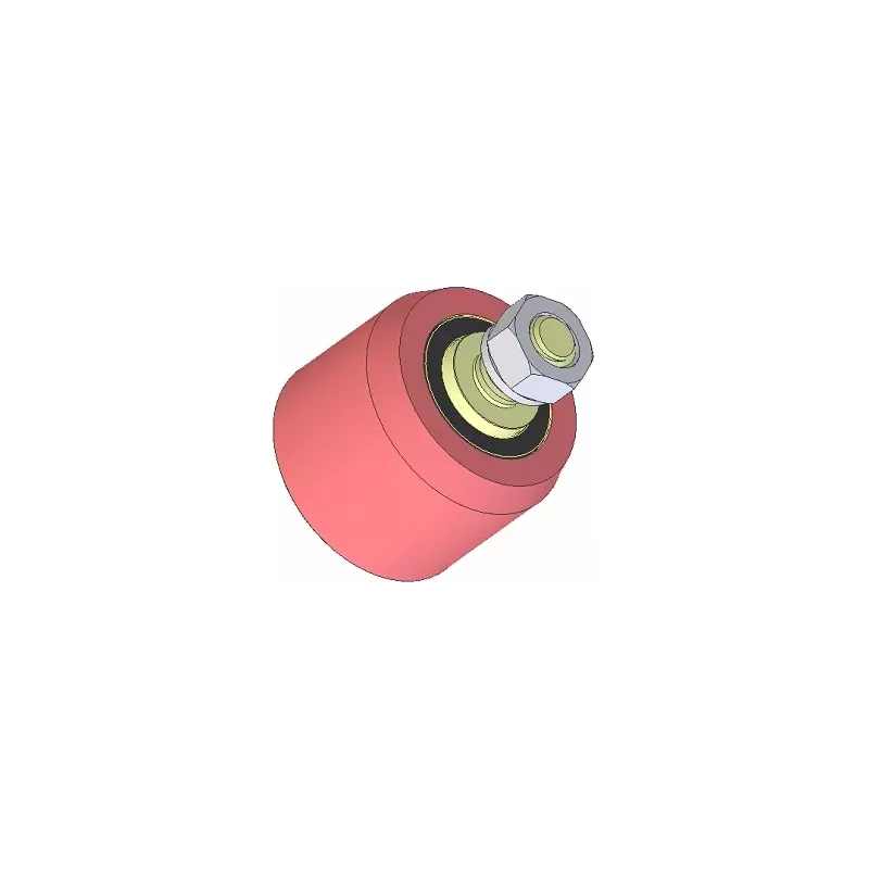 Rullo n. 268 – rullo di supporto in acciaio Ø80 mm per macchine AVR | OEM AVR 3102.15.20 | produttore KiJ