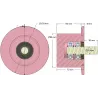Rullo n. 290 – rullo di supporto in acciaio Ø90 mm per macchine Dewulf | OEM Dewulf 2660004A | produttore KiJ