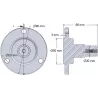 Rullo n. 300 – mozzo del rullo in acciaio Ø50 mm per macchine Dewulf | OEM Dewulf 7010914 | produttore KiJ