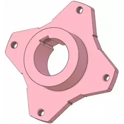 Rullo n. 307 – mozzo del rullo in acciaio per macchine Dewulf | OEM Dewulf 7023082 | produttore KiJ