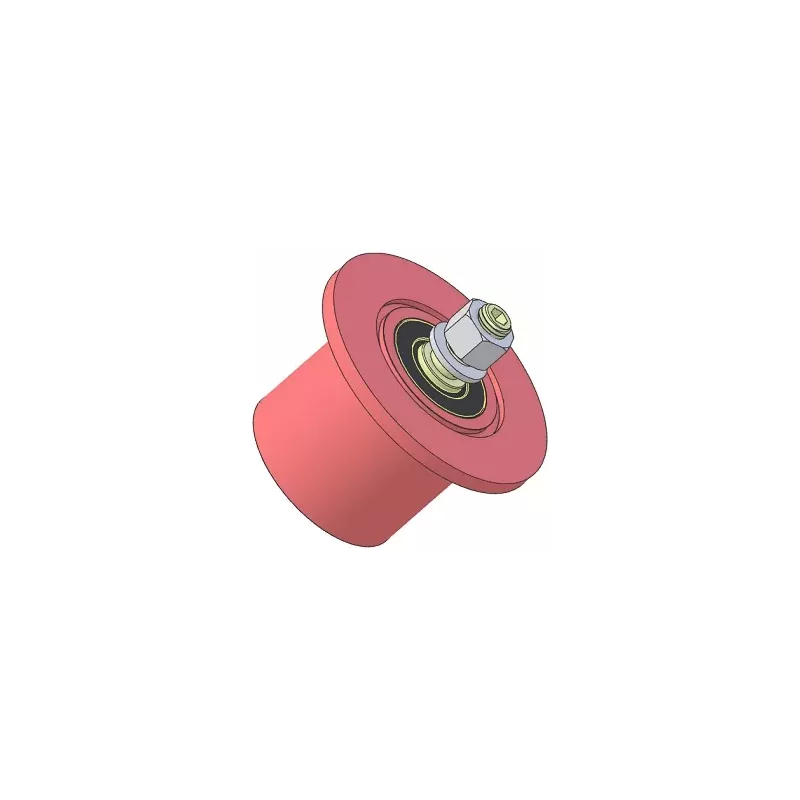 Rullo n. 316 – rullo di rinvio in acciaio Ø80 mm per macchine Guaresi | OEM Guaresi P7755190000 | produttore KiJ