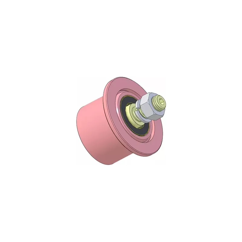 Rullo n. 323 – rullo di rinvio in acciaio Ø80 mm per macchine Sandei | OEM Sandei D0020 | produttore KiJ