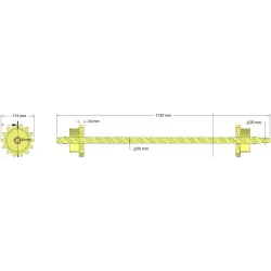 Rullo n. 338 – rullo Ø174 mm, passo 32 mm | produttore KiJ
