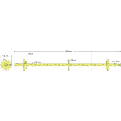Rullo n. 341 – rullo Ø172 mm, passo 36 mm | produttore KiJ