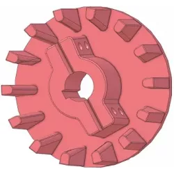 Rullo n. 346 – rullo Ø212 mm per macchine Holmer | OEM Holmer 1057024783 | produttore KiJ