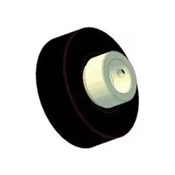 Rullo n. 146 – rullo in gomma Ø65 mm per macchine Amac | OEM Amac 6.39.00-3 | produttore KiJ