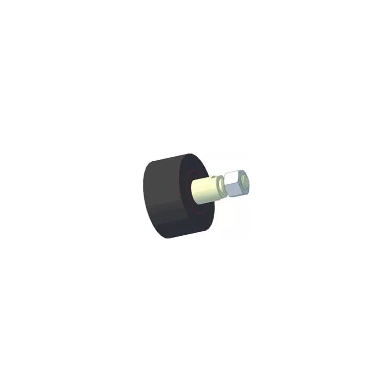 Rullo n. 147 – rullo in gomma Ø80 mm per macchine Amac | OEM Amac 10.39.00 | produttore KiJ