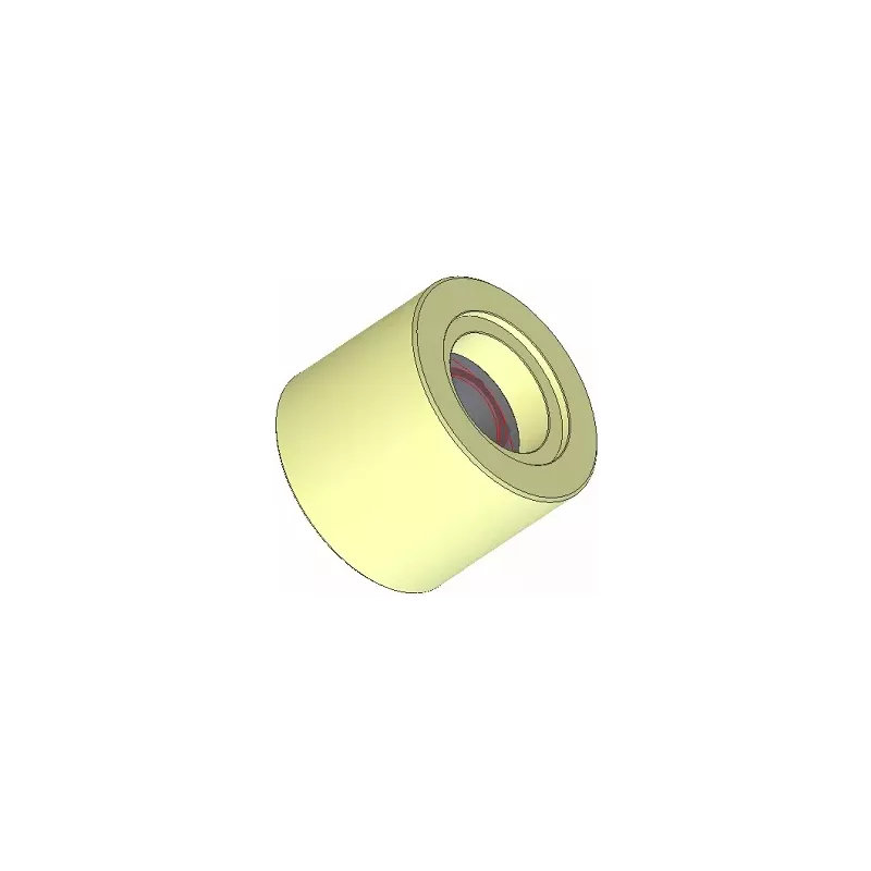 Rullo n. 253 – rullo di supporto in plastica Ø75 mm per macchine Grimme | OEM Grimme 088.00298 | produttore KiJ
