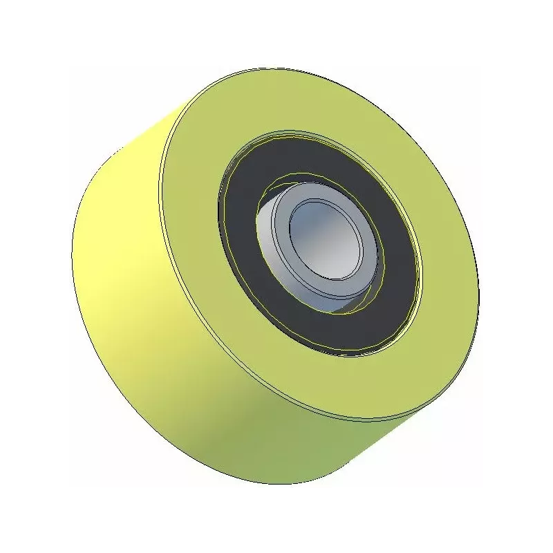 Rullo n. 257 – rullo di supporto in plastica Ø62 mm per macchine Grimme | OEM Grimme 602.00169 | produttore KiJ