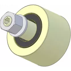 Rullo n. 262 – rullo di supporto in plastica Ø70 mm per macchine AVR | OEM AVR 4302.15.80 | produttore KiJ