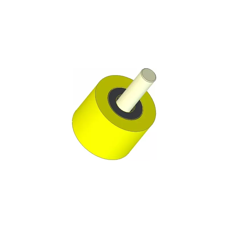 Rullo n. 283 – rullo di supporto in plastica Ø80 mm per macchine Dewulf | OEM Dewulf 2660001B | produttore KiJ