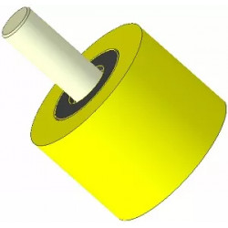 Rullo n. 285 – rullo di supporto in plastica Ø80 mm per macchine Dewulf | OEM Dewulf 2660001C | produttore KiJ