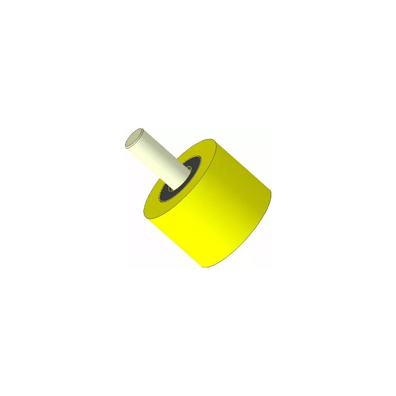 Rullo n. 285 – rullo di supporto in plastica Ø80 mm per macchine Dewulf | OEM Dewulf 2660001C | produttore KiJ