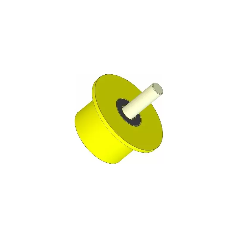 Rullo n. 286 – rullo di supporto in plastica Ø90 mm per macchine Dewulf | OEM Dewulf 2660012C | produttore KiJ