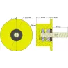 Rullo n. 286 – rullo di supporto in plastica Ø90 mm per macchine Dewulf | OEM Dewulf 2660012C | produttore KiJ