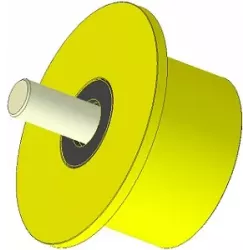 Rullo n. 289 – rullo di supporto in plastica Ø90 mm per macchine Dewulf | OEM Dewulf 2660012A | produttore KiJ