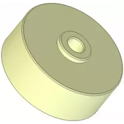 Rullo n. 295 – rullo di supporto in plastica Ø80 mm per macchine Dewulf | OEM Dewulf 2660222 | produttore KiJ