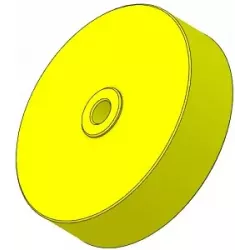 Rullo n. 318 – rullo in plastica Ø150 mm per macchine Guaresi | OEM Guaresi P7755190000 | produttore KiJ