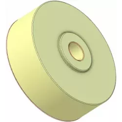 Rullo n. 329 – rullo di supporto in plastica Ø80 mm per macchine Sandei | OEM Sandei 81D14 | produttore KiJ