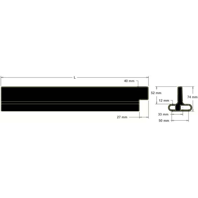 Paletta L-440 passo 33–50 mm – paletta per nastri con passo 33–50 mm | produttore KiJ