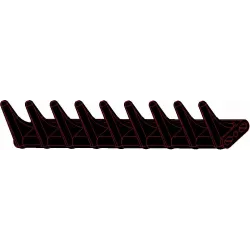 Paletta in gomma 9 denti – paletta prodotta da KiJ | OEM 208036, 208011 | produttore KiJ