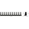 Paletta in gomma 11 denti – paletta prodotta da KiJ | OEM 206110 | produttore KiJ