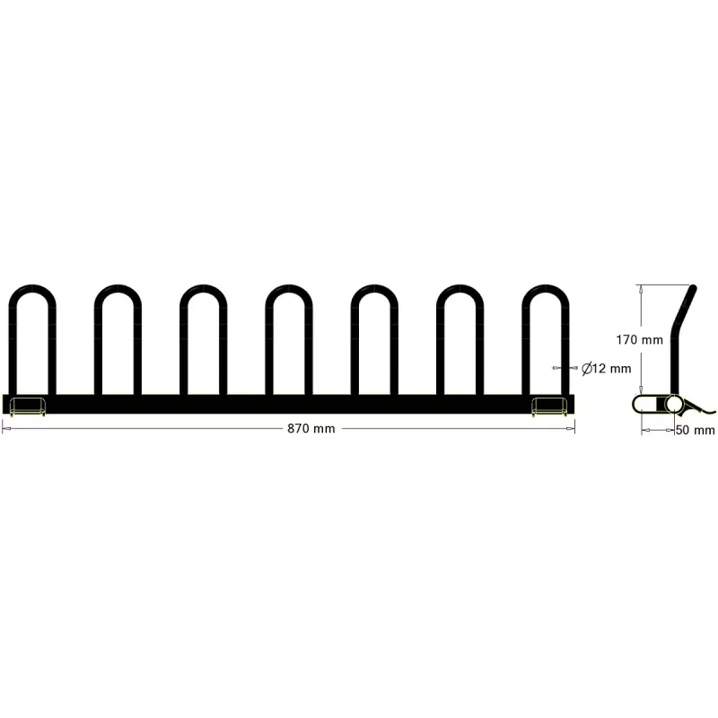 Paletta metallica L-870 – paletta prodotta da KiJ | produttore KiJ