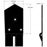 Vomere sinistro 8-162-255L – vomere per raccoglitrici Wuhlmaus | OEM Wuhlmaus 0000213100 | produttore KiJ